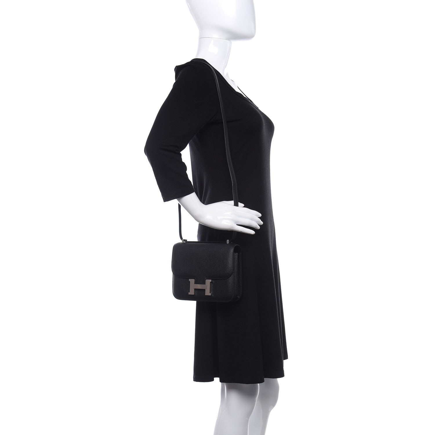 Hermes Epsom Constance 18 Black 2 of 9