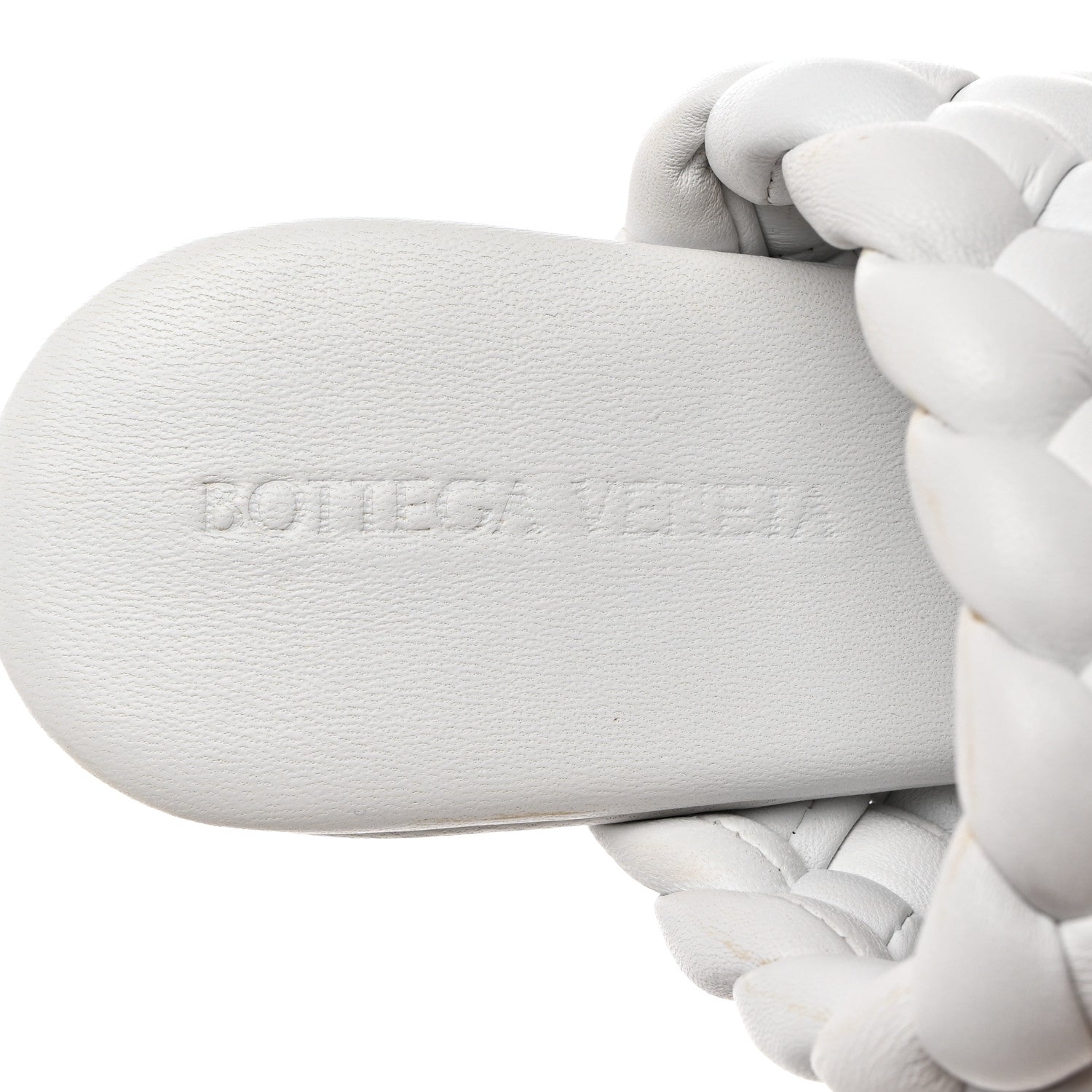 Bottega Veneta Nappa Padded Intreccio The Curve Sandals 39.5 Optic White 7 of 9