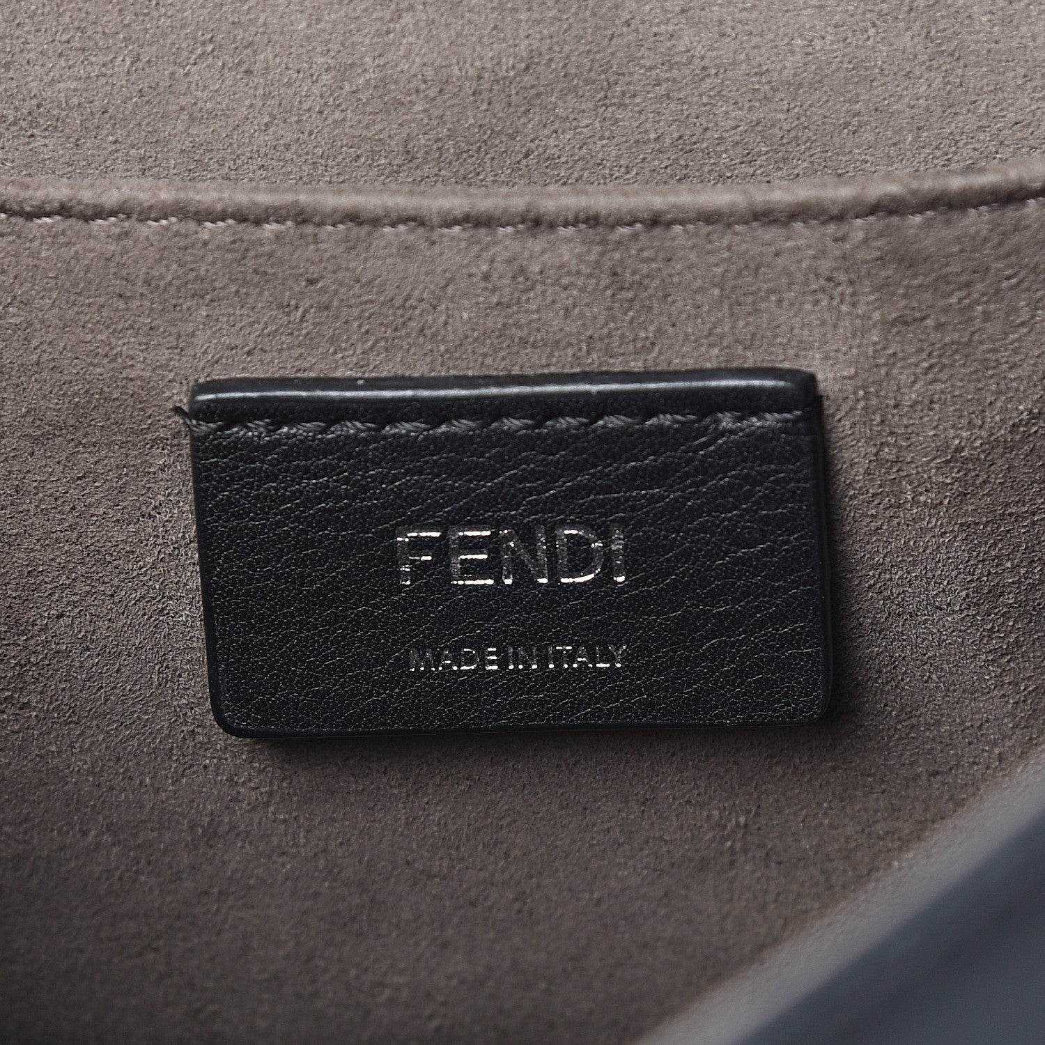 Fendi Vitello Century Opaco F is Fendi Kan I Shoulder Bag Black 6 of 15