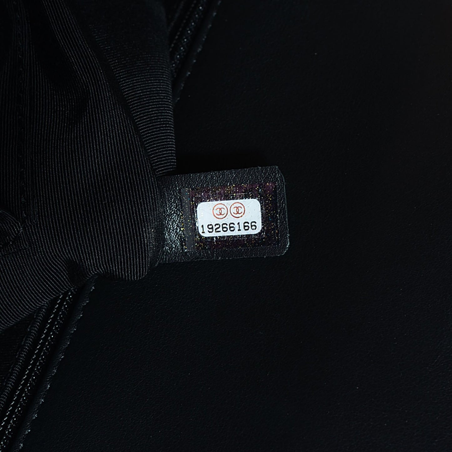 Calfskin Quilted Large Boy Flap Black