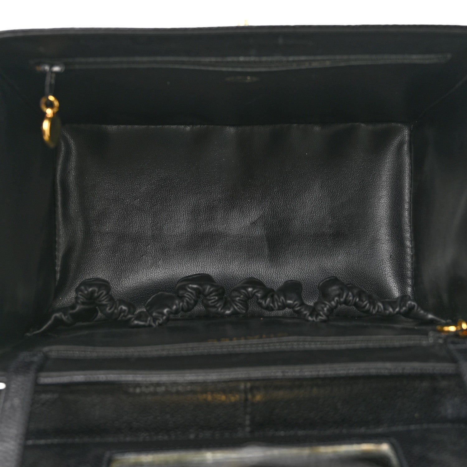 Chanel Caviar Vanity Train Case Black 1940494 – FASHIONPHILE