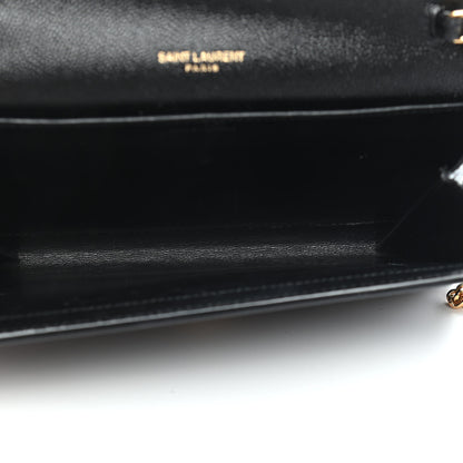 Saint Laurent Grain De Poudre Uptown Chain Wallet Black 7 of 9