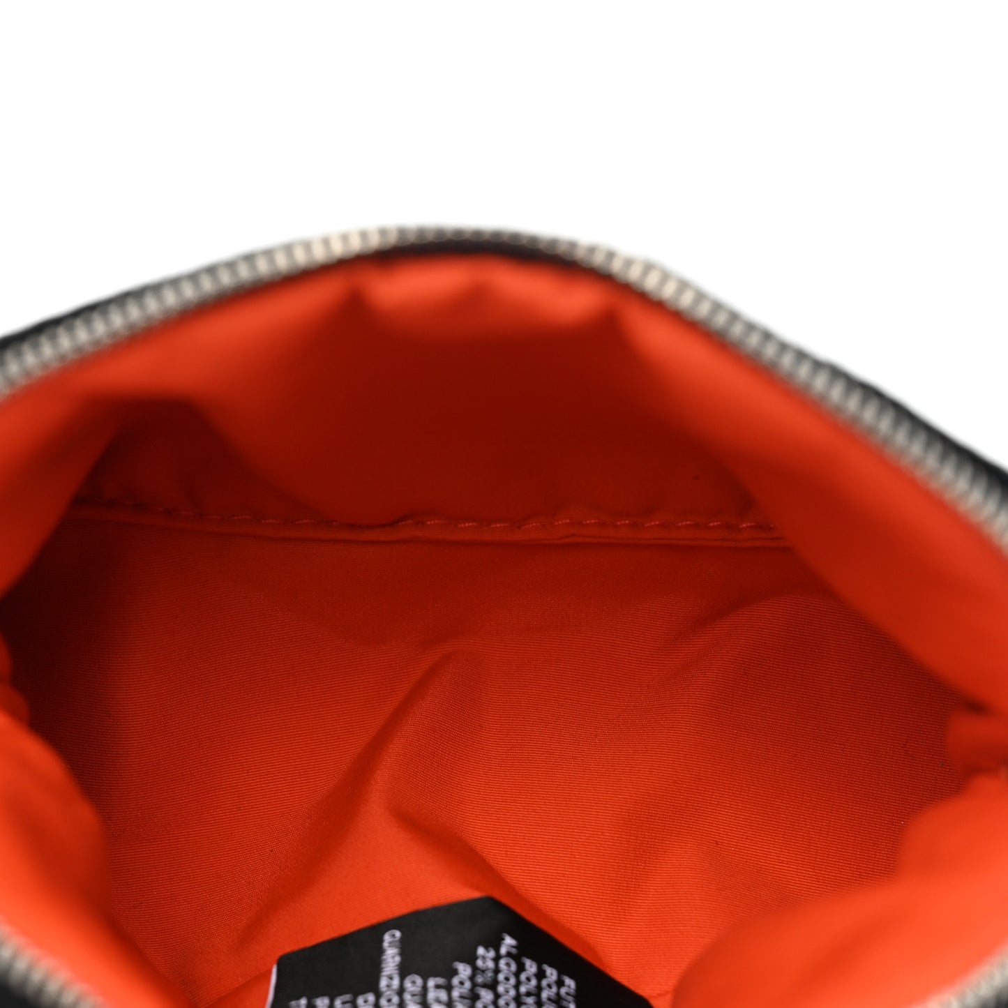 Cotton Canvas Mini Mini Bolide Travel Cosmetic Pouch Black