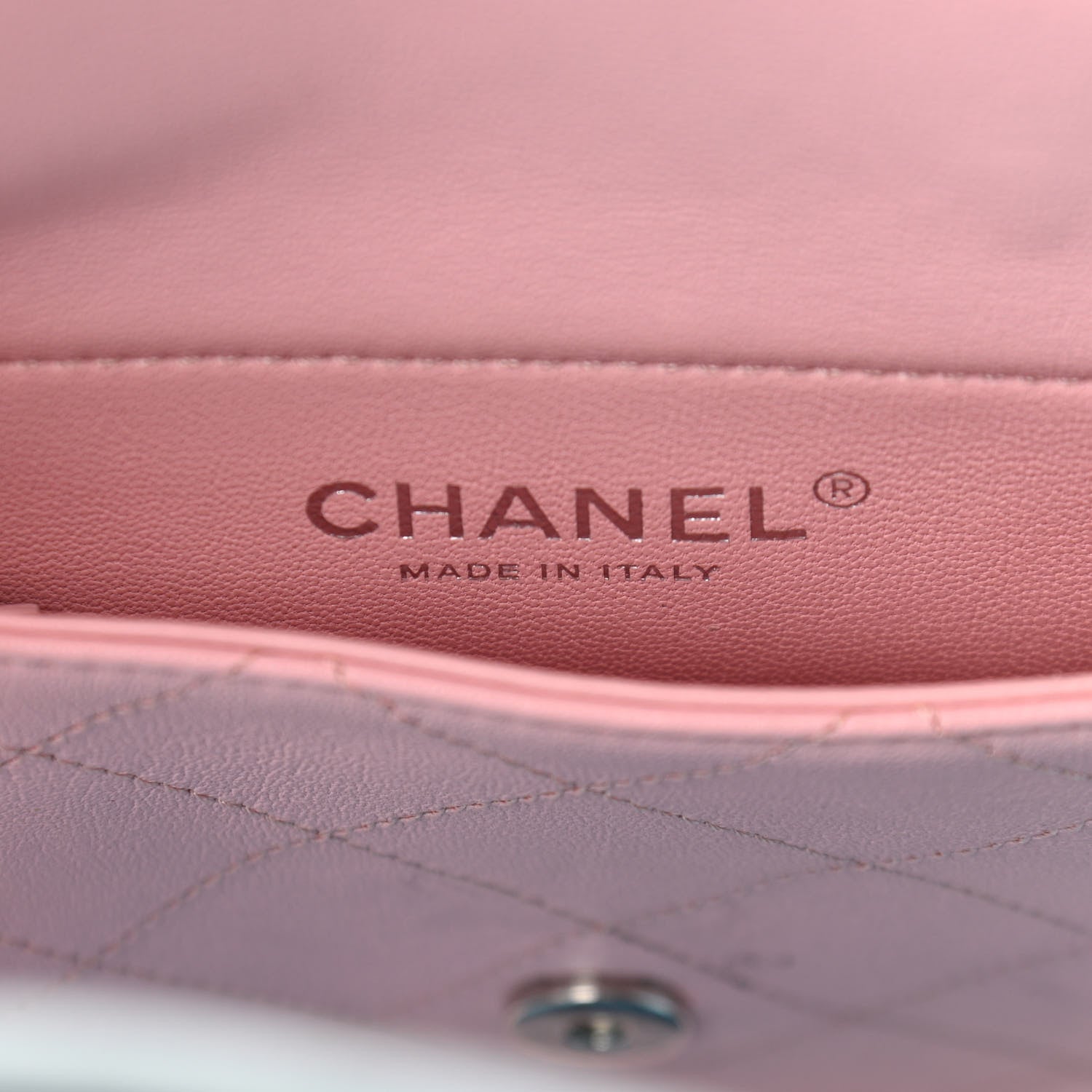 Chanel PVC Lambskin Stitched Medium Coco Splash Shopping Bag Blue Green Pink 6 of 10