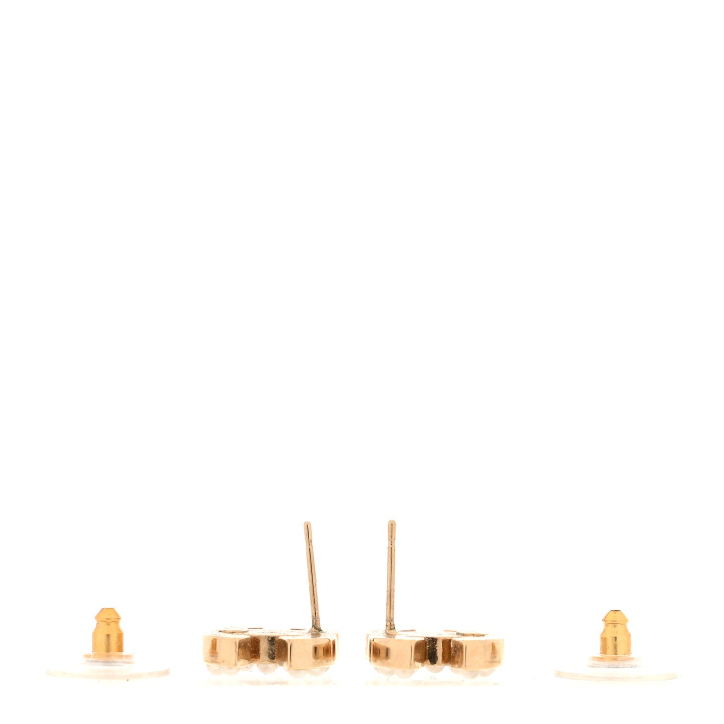 Pearl CC Earrings Gold