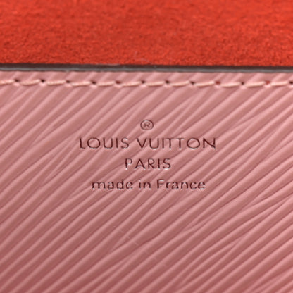 Louis Vuitton Epi Travel Stickers Twist Shoulder Bag MM Rose Ballerine 6 of 11