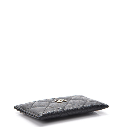 Chanel Caviar Quilted Card Holder Black 4 of 9