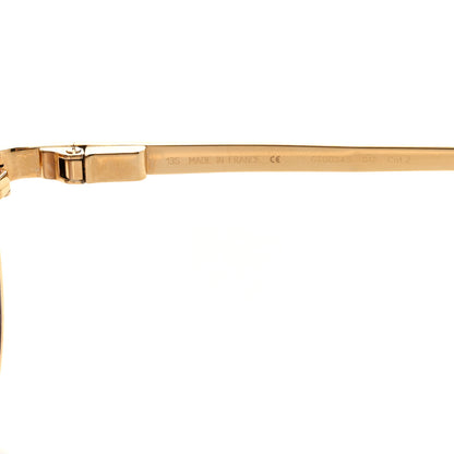 Cartier Santos de Cartier 135 Sunglasses Gold Black 6 of 7
