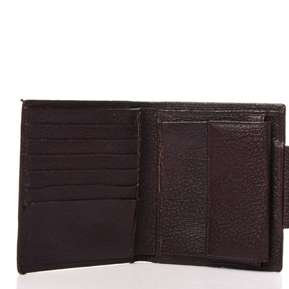 Gucci Monogram Web Ladies Web French Wallet Brown 5 of 13