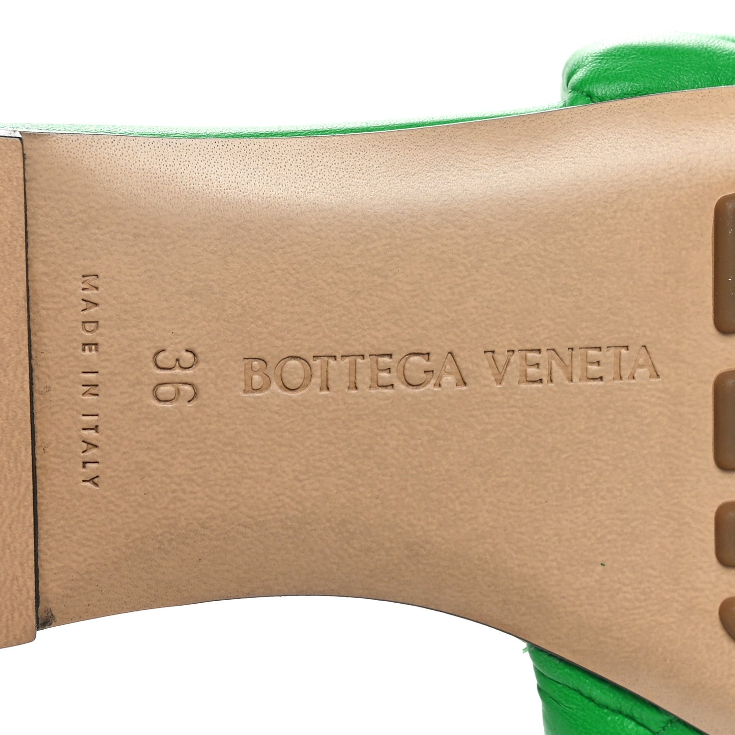 Nappa Matelasse Padded Flat Sandals 36 Parakeet