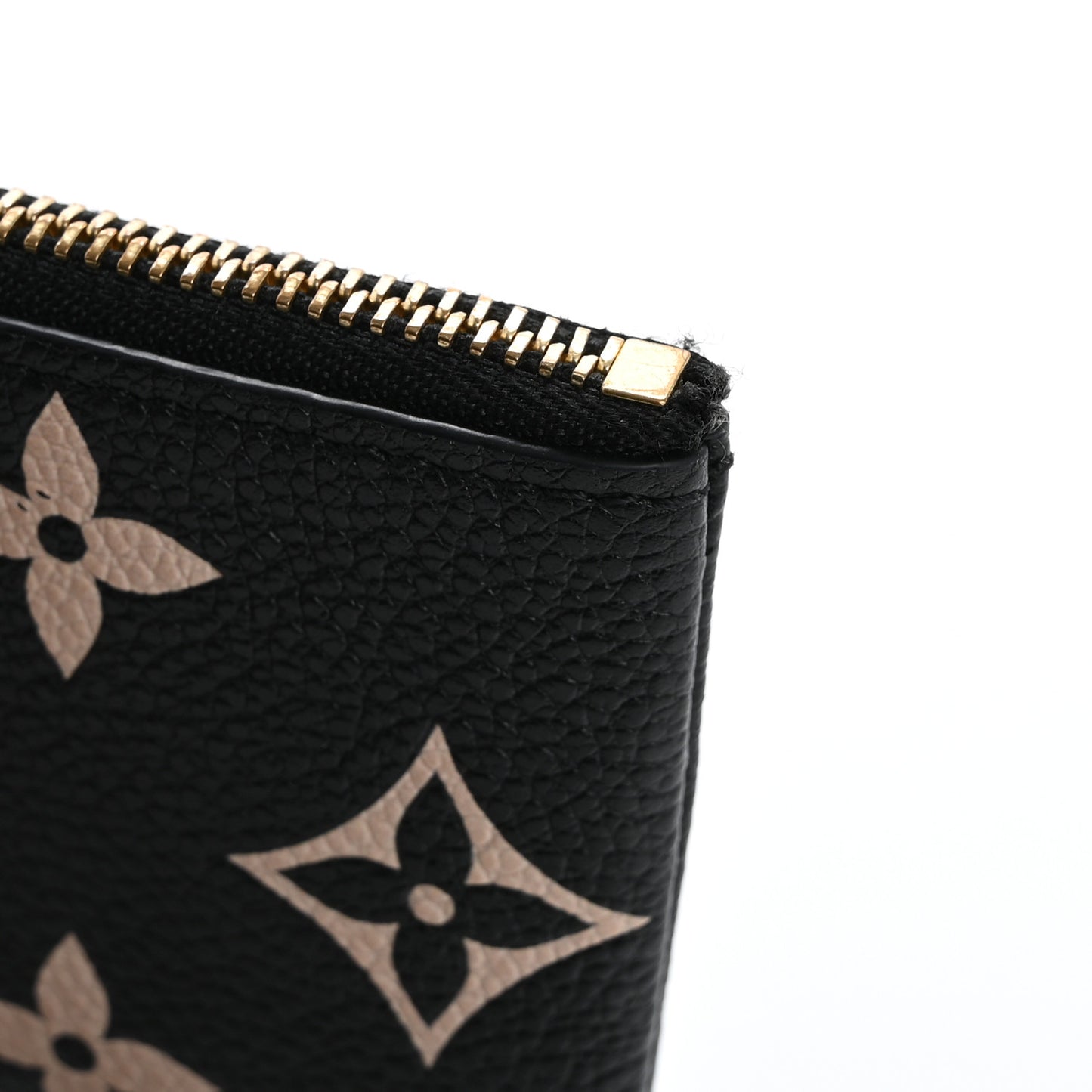 Empreinte Monogram Giant Key Pouch Black Beige