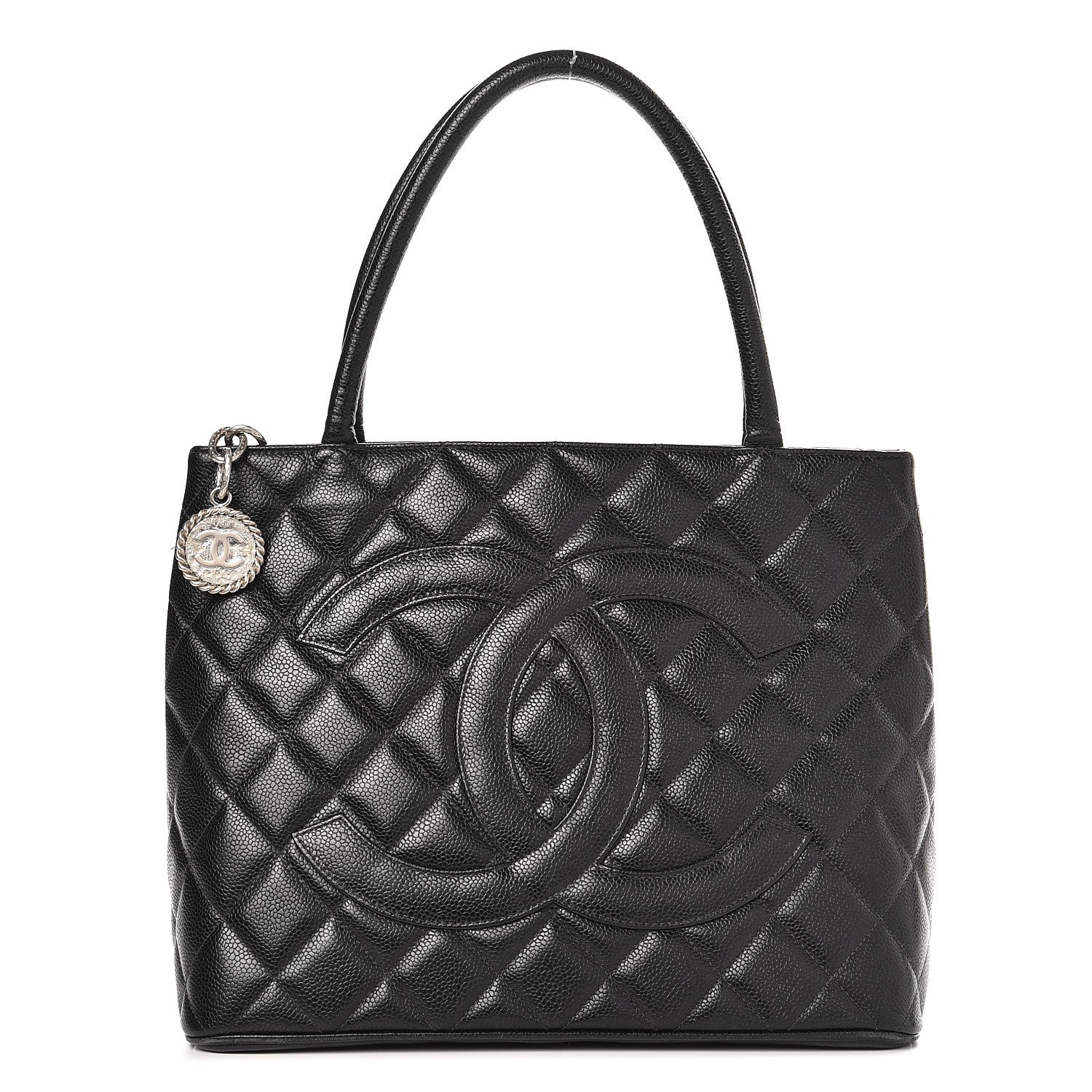 Chanel Caviar Quilted Medallion Tote Black 1 of 14