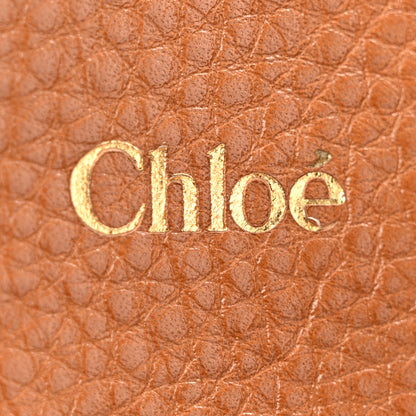 Chloe Grained Calfskin Medium Spin Tote Clay Brown 10 of 29