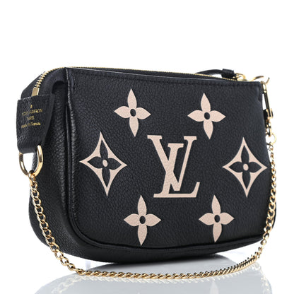 Louis Vuitton Empreinte Monogram Giant Mini Pochette Accessories Black 2 of 4