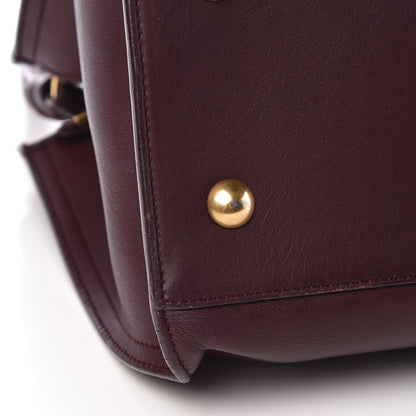 Saint Laurent Calfskin Small Classic Y Cabas Bordeaux 13 of 16