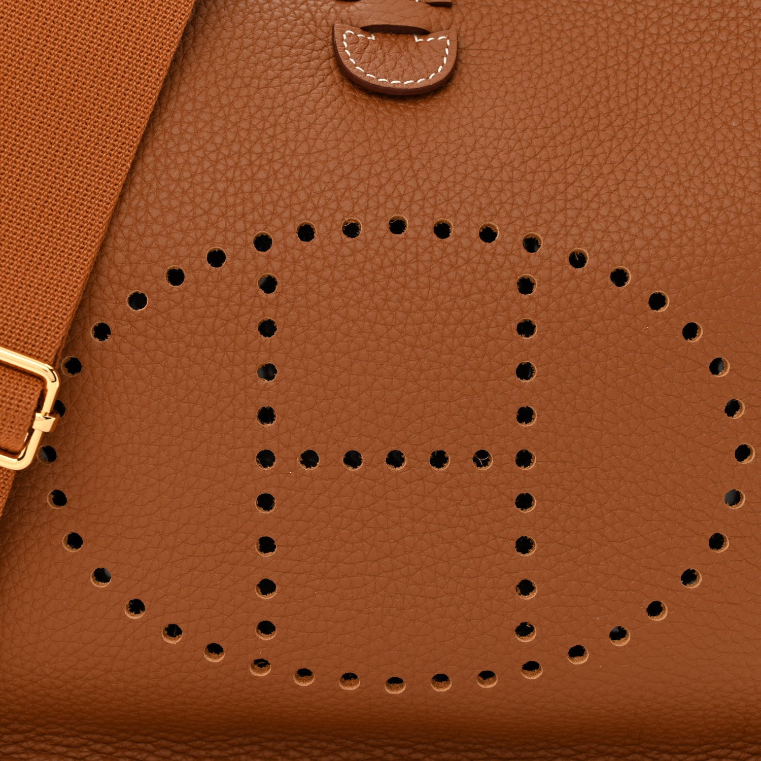 Hermes Taurillon Clemence Evelyne III PM Gold 8 of 11