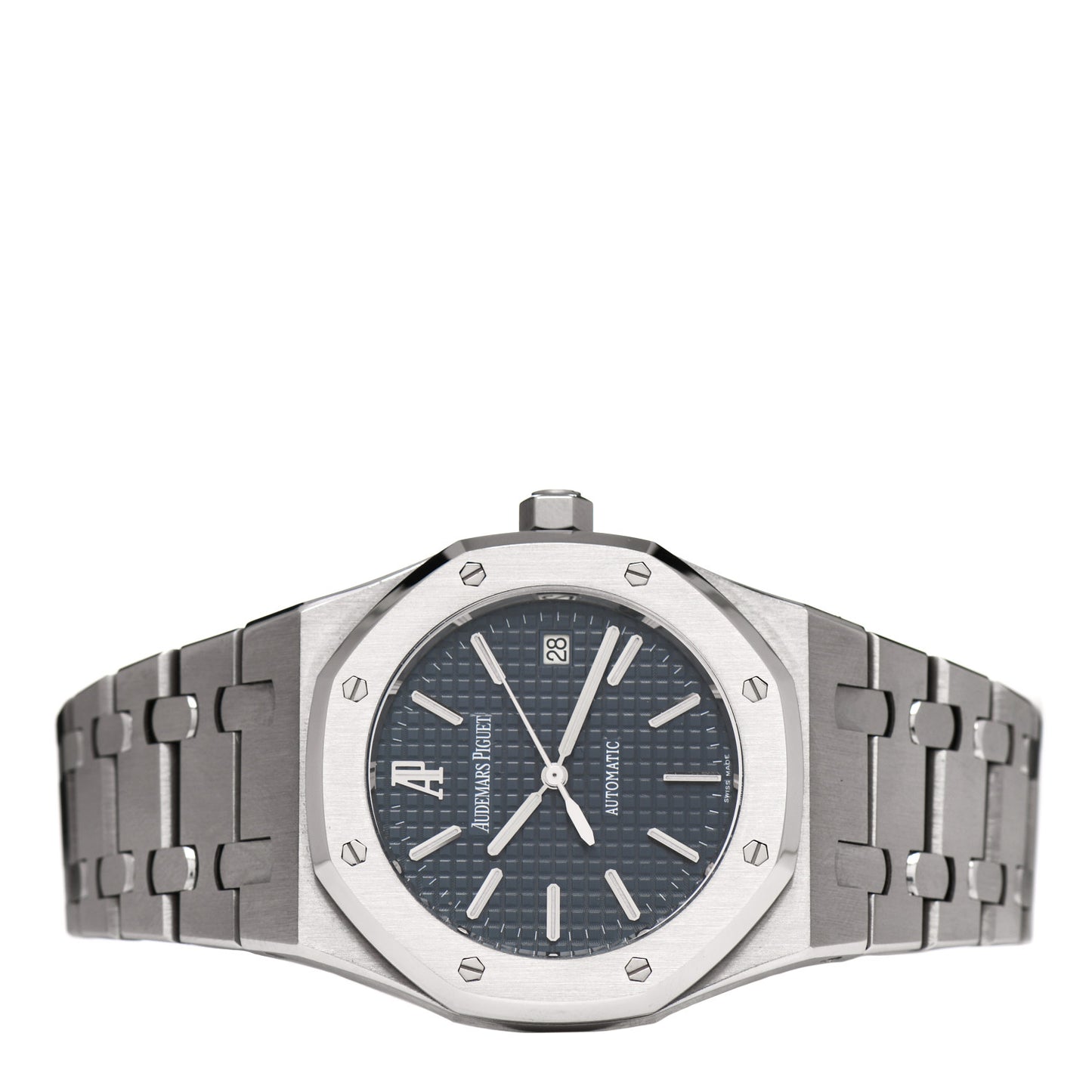 Stainless Steel 39mm Royal Oak Automatic Watch Blue 15300ST.OO.1220ST.02