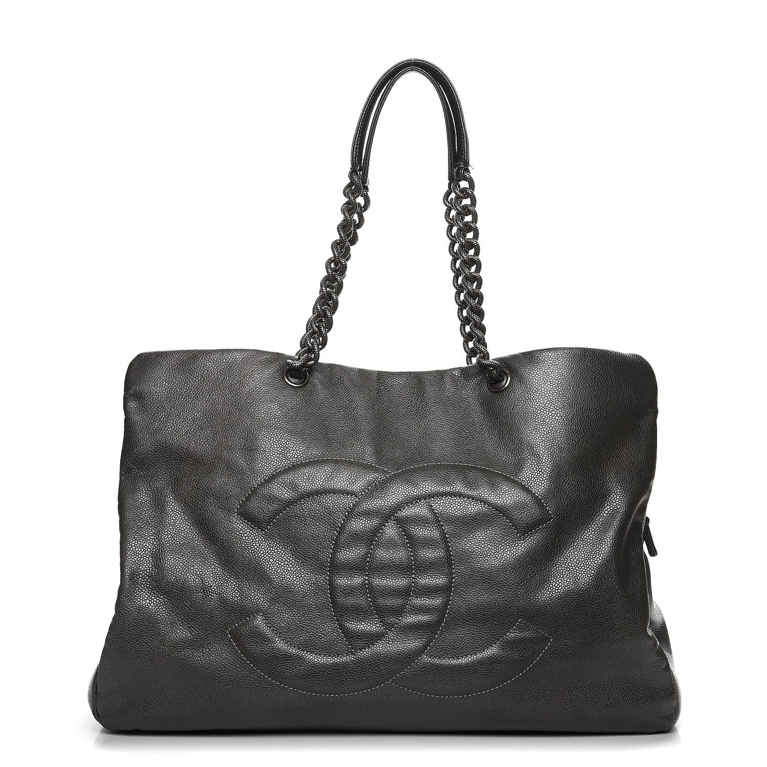Chanel Caviar 31 Large Tote Dark Grey 1 of 14