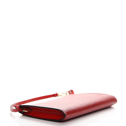 Louis Vuitton Epi Pochette Accessories 24 Castillan Red 4 of 7
