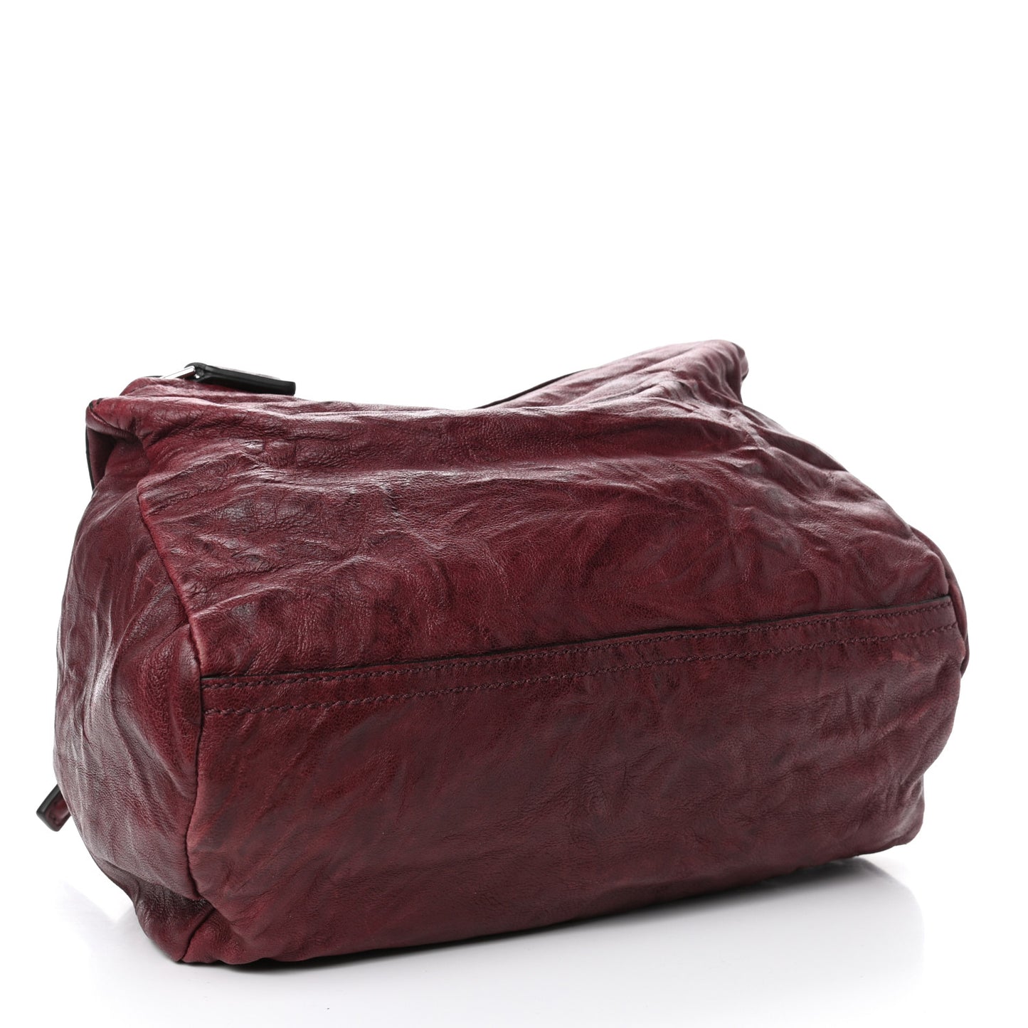 Tumbled Sheepskin Small Pandora Oxblood