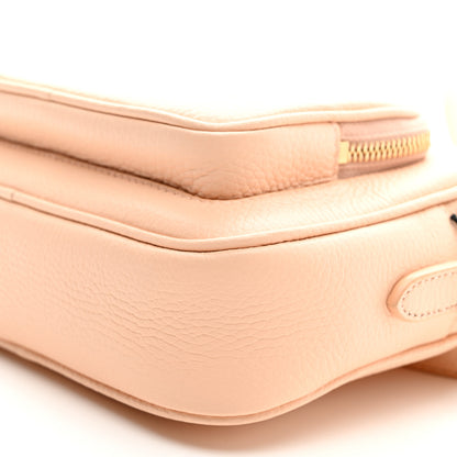 Burberry Grained Calfskin Small Camera Bag Peach Pink 10 of 10