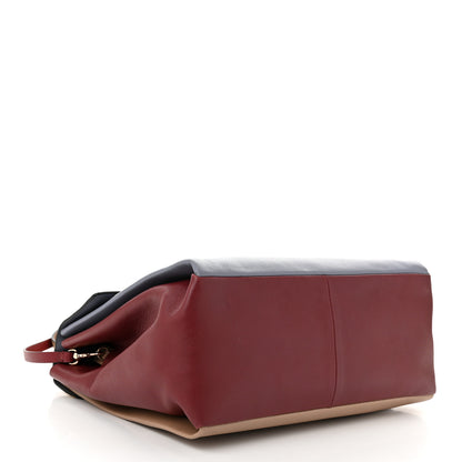 Valentino Garavani Calfskin Pony Hair Colorblock Mime Single Handle Bag Multicolor 4 of 11