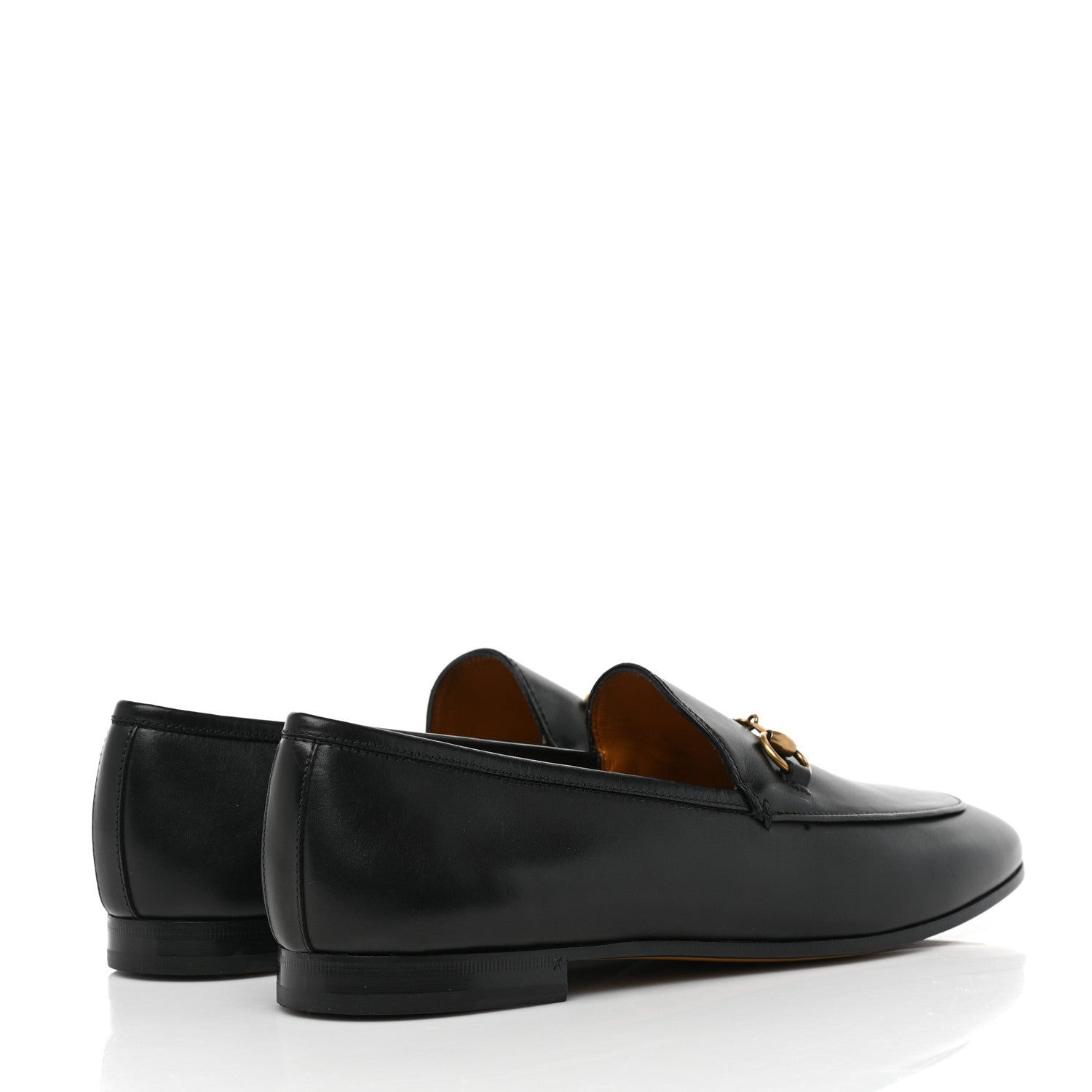 Gucci Calfskin Womens Jordaan Loafers 41 Black 4 of 10
