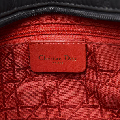 Christian Dior Nylon Cannage Large Lady Dior Black 5 of 11