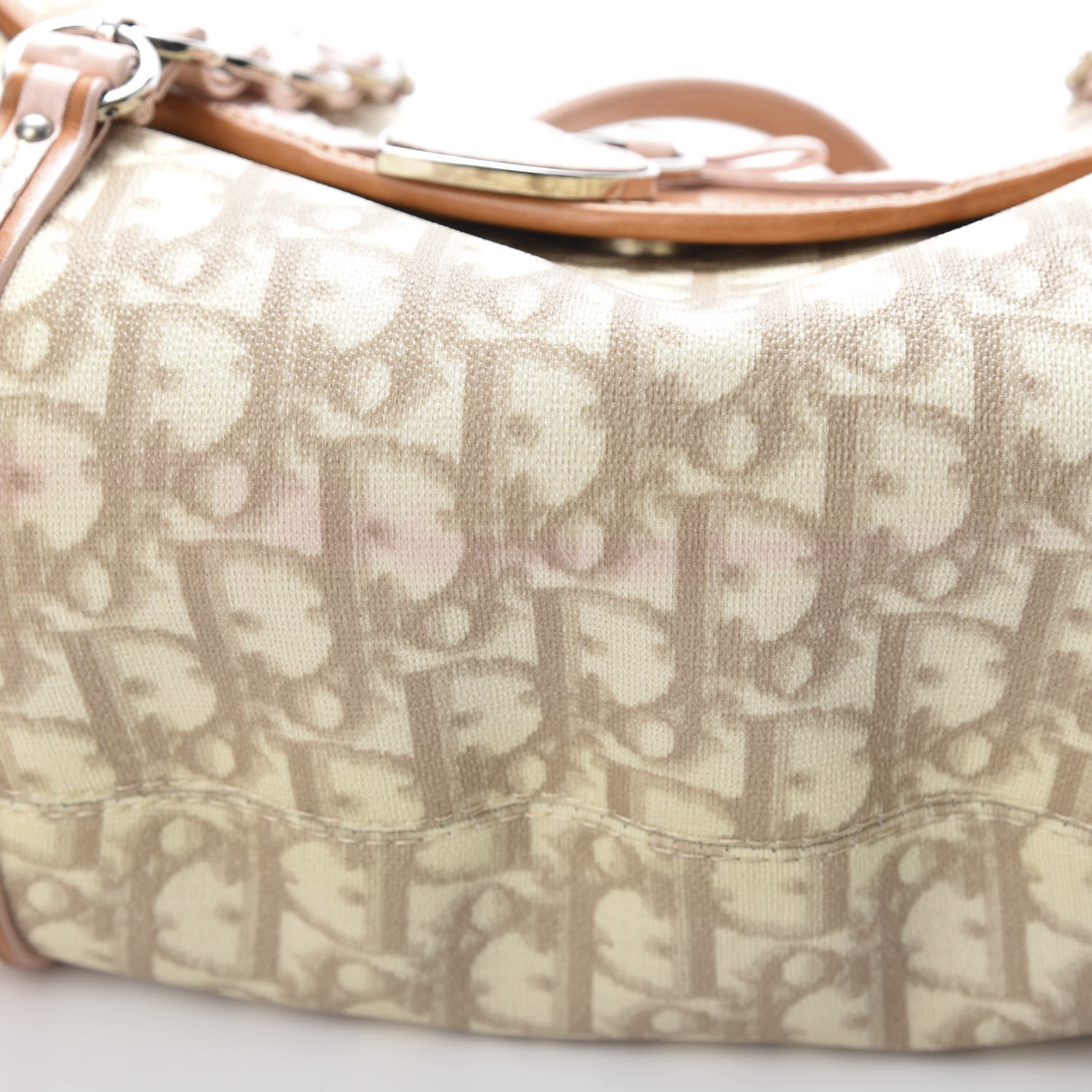 Christian Dior Monogram Romantique Trotter Bag Rose 11 of 20