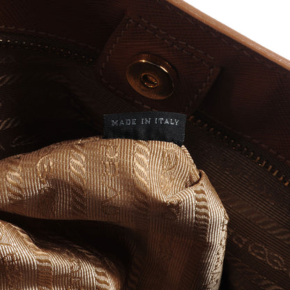 Prada Saffiano Lux Large Tote Caramel 7 of 9