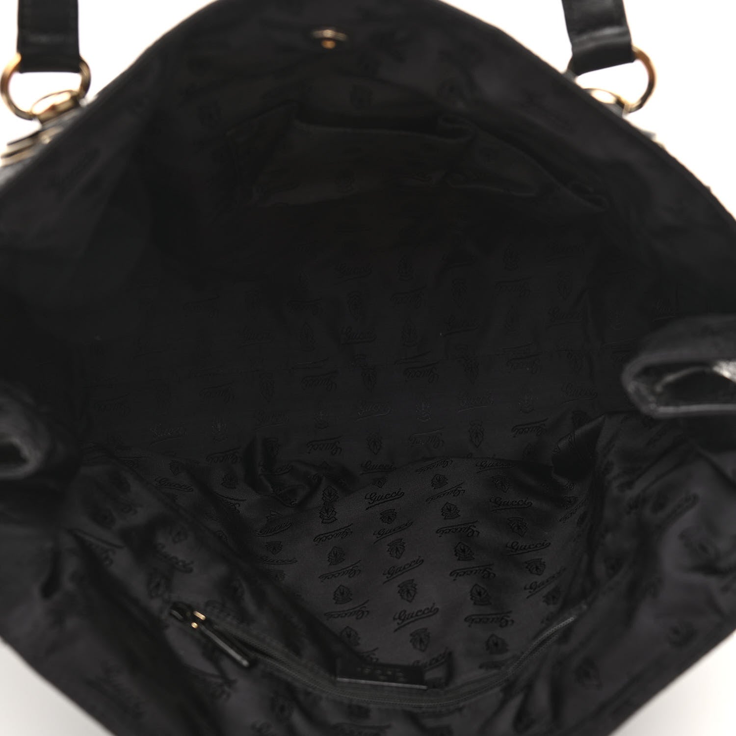 Gucci Guccissima Large Full Moon Tote Black 7 of 11