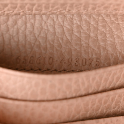 Gucci Dollar Calfskin GG Supreme Monogram GG Marmont Card Case Perfect Pink Beige Mystic White 7 of 7