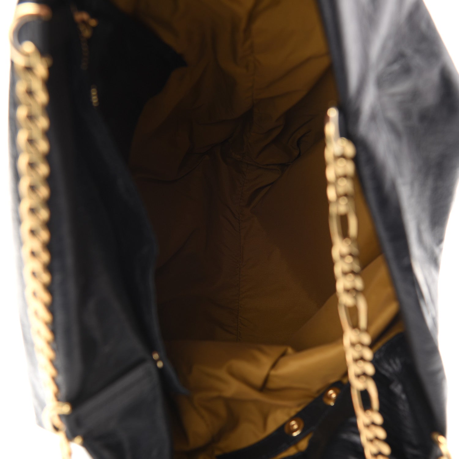 Lanvin Crinkled Lambskin Paper Bag Tote Black 5 of 9
