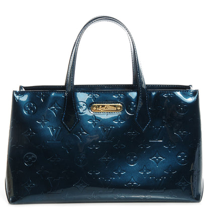 Louis Vuitton Vernis Wilshire PM Blue Nuit 1 of 7