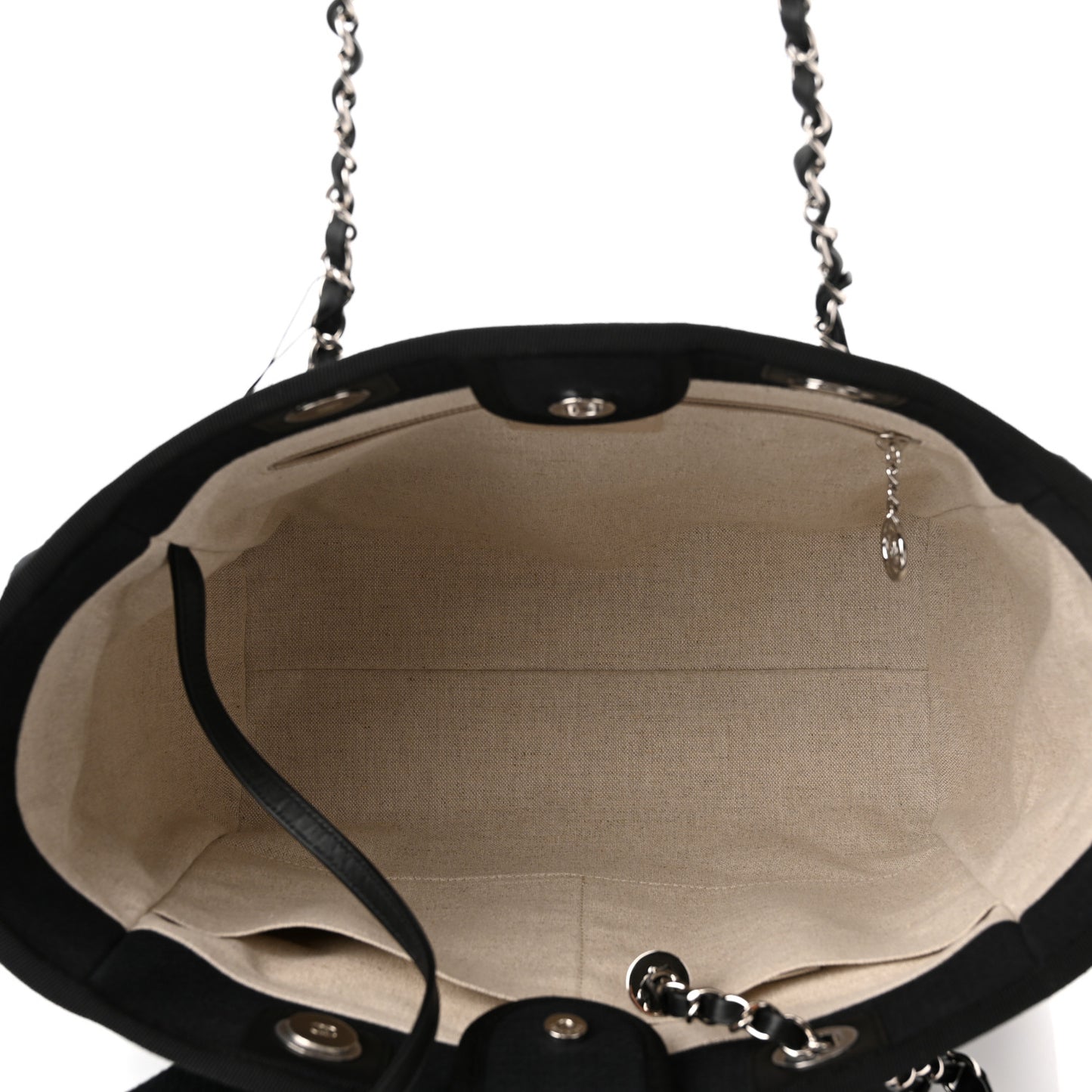 Mixed Fibers Small Deauville Tote Black
