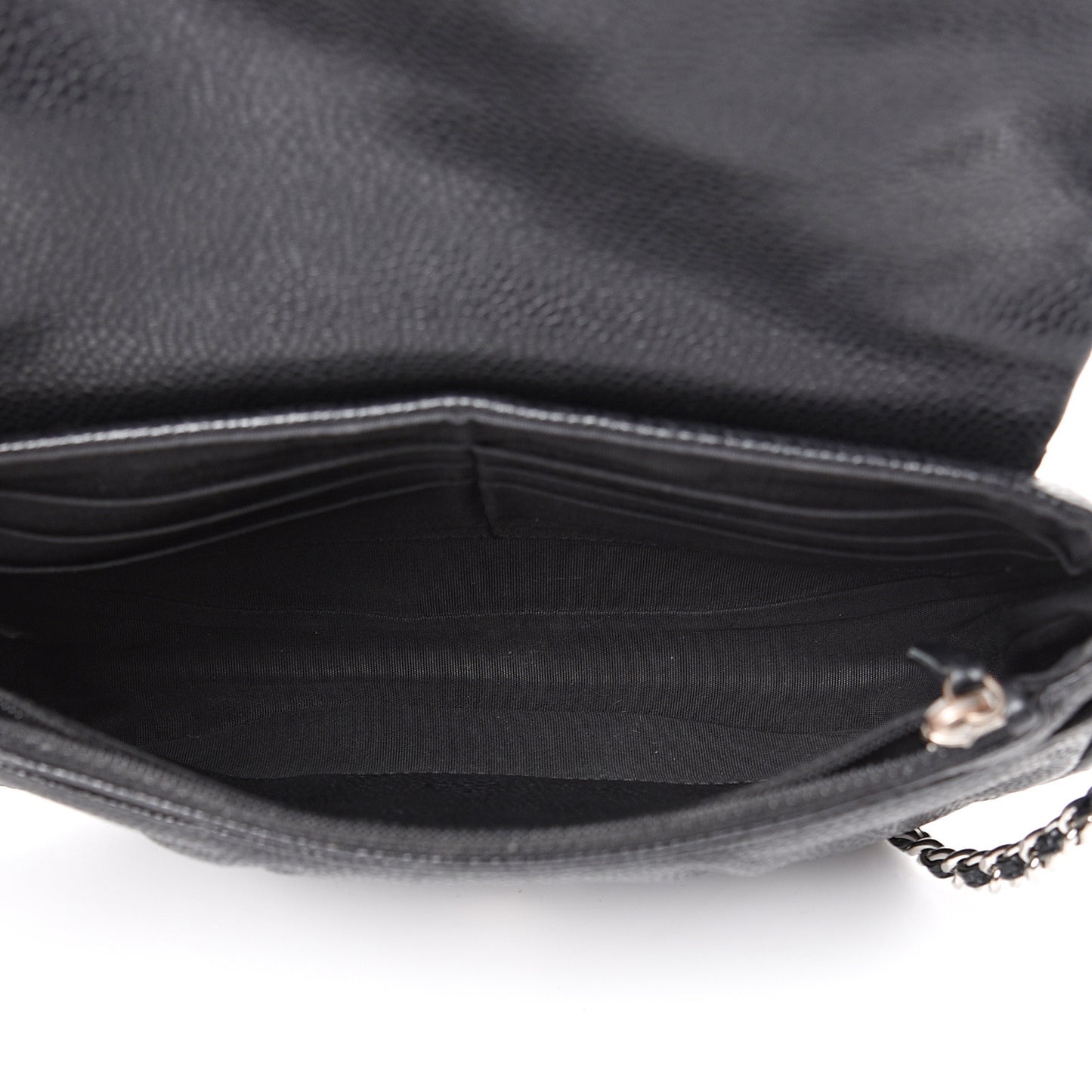 Caviar Half Moon Wallet On Chain WOC Black