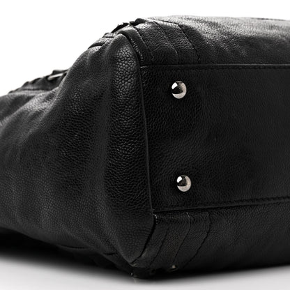 Chanel Glazed Calfskin Modern Chain Tote Black 9 of 14