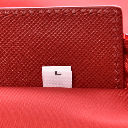 Prada Nylon Vela Flat Messenger Bag Rosso 7 of 10