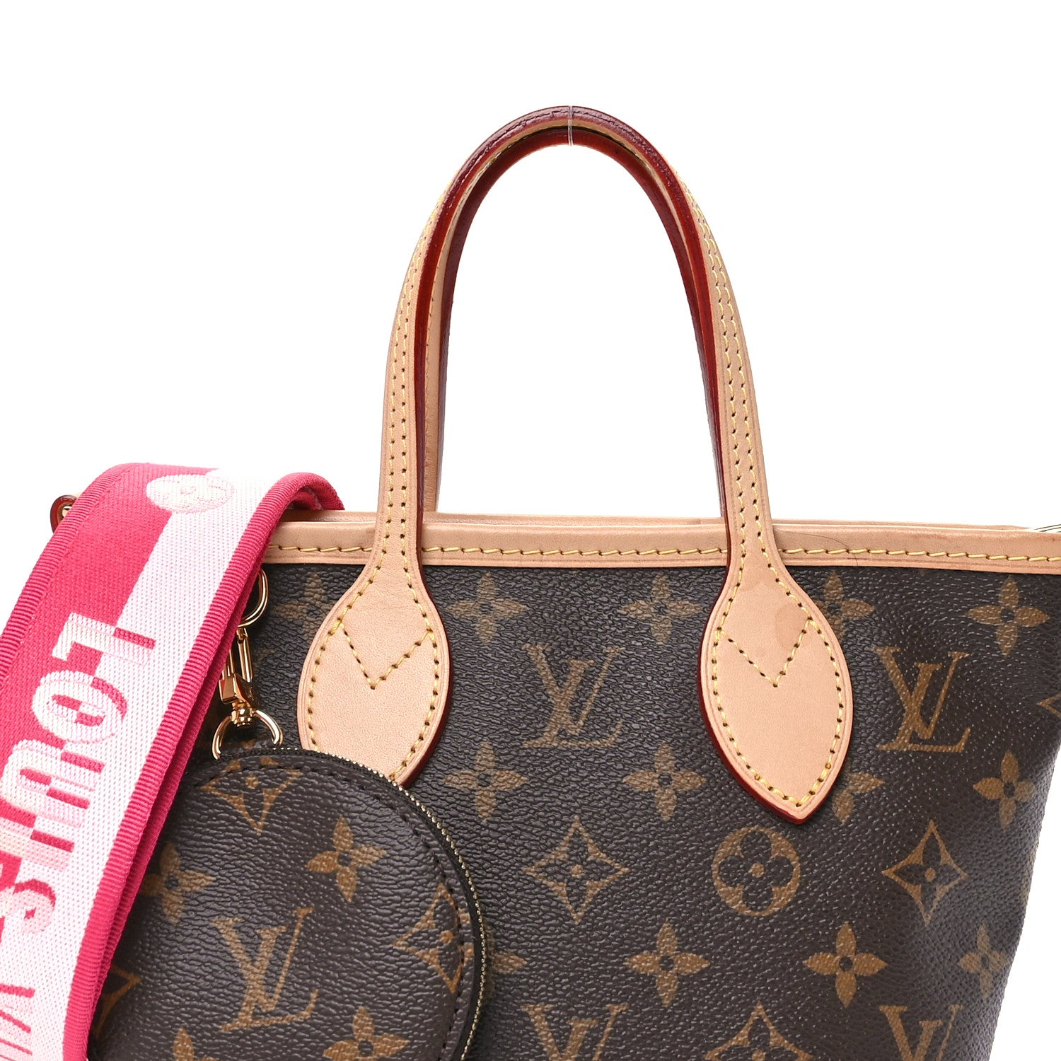 Louis Vuitton Monogram Neverfull BB Pink Peony 7 of 10