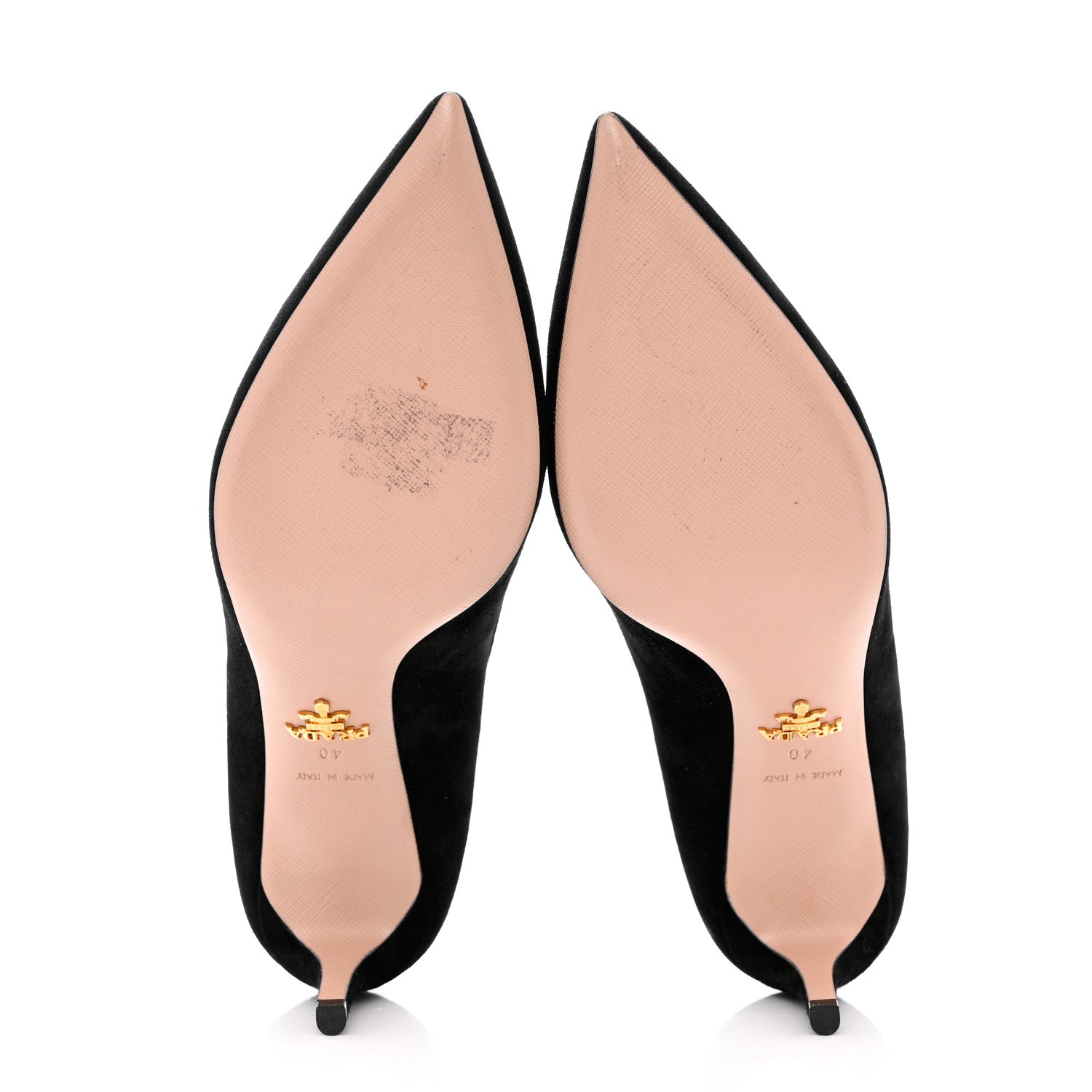 Prada Camoscio 65mm Pumps 40 Black 5 of 12