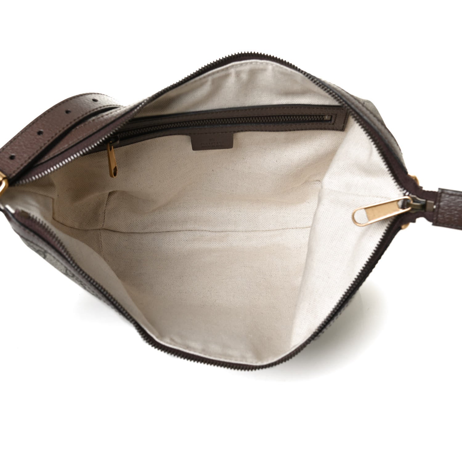 Gucci GG Supreme Monogram Web Small Ophidia Half Moon Hobo Brown 5 of 13