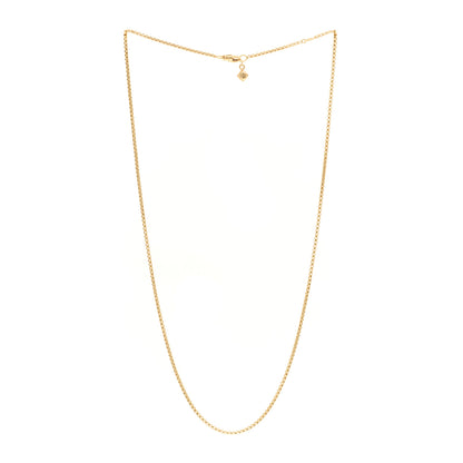 David Yurman 18K Yellow Gold 1.7mm Box Chain Necklace 3 of 4
