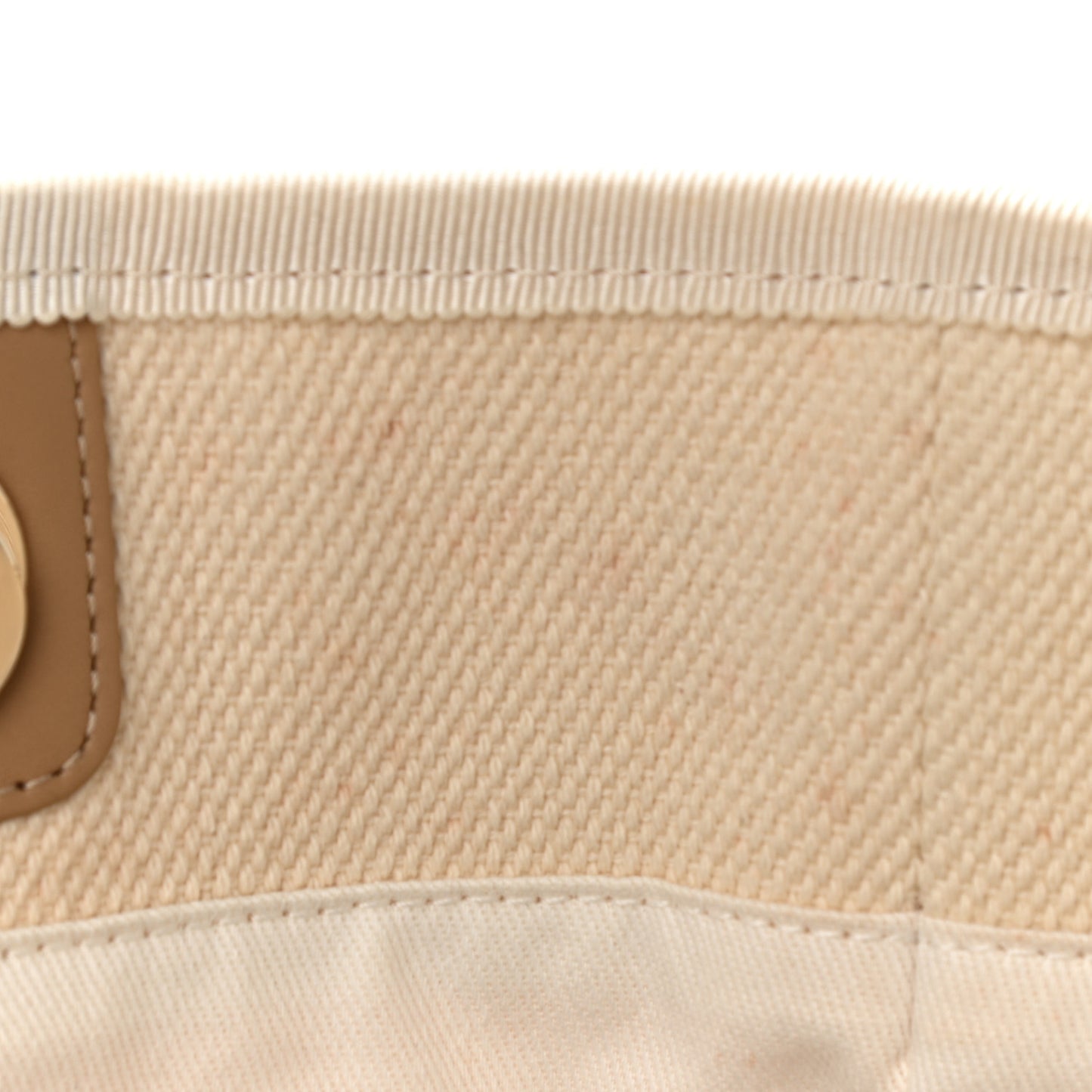 Canvas Pearl Medium Deauville Tote Ecru Beige