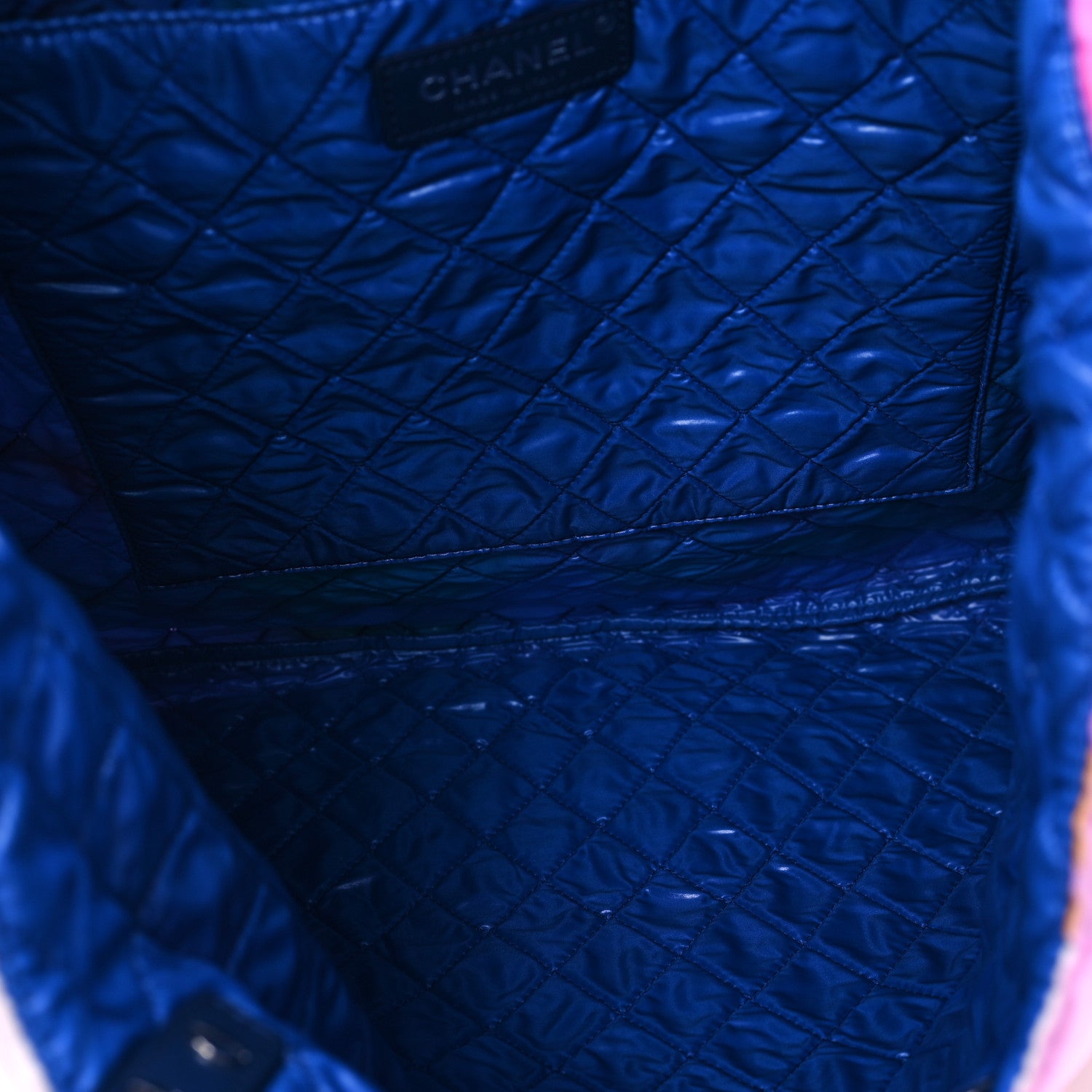 Chanel Nylon Printed CC Tote Multicolor 6 of 11