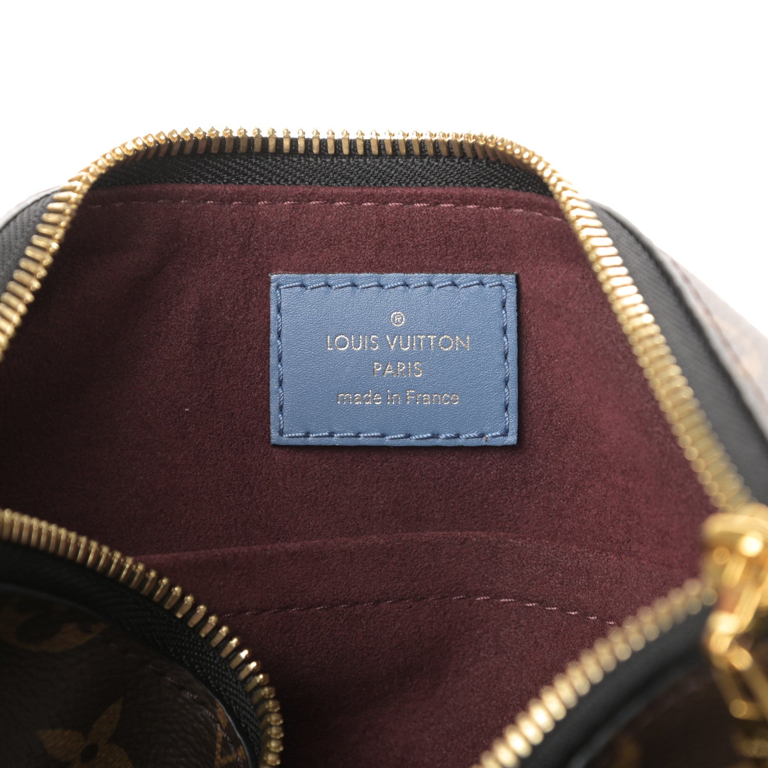 Louis Vuitton Monogram Beaubourg Hobo Mini Bordeaux Red Peach Safran Blue Jean Blue 6 of 10