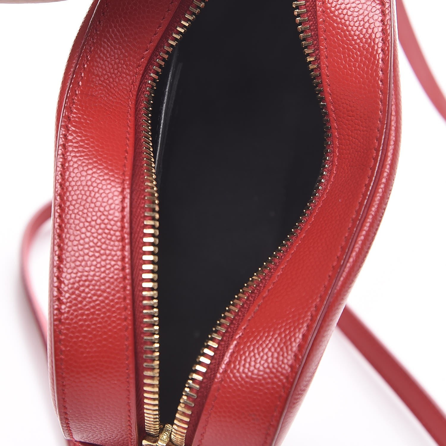 Saint Laurent Grain De Poudre Small Classic Monogram Camera Bag New Red 5 of 6