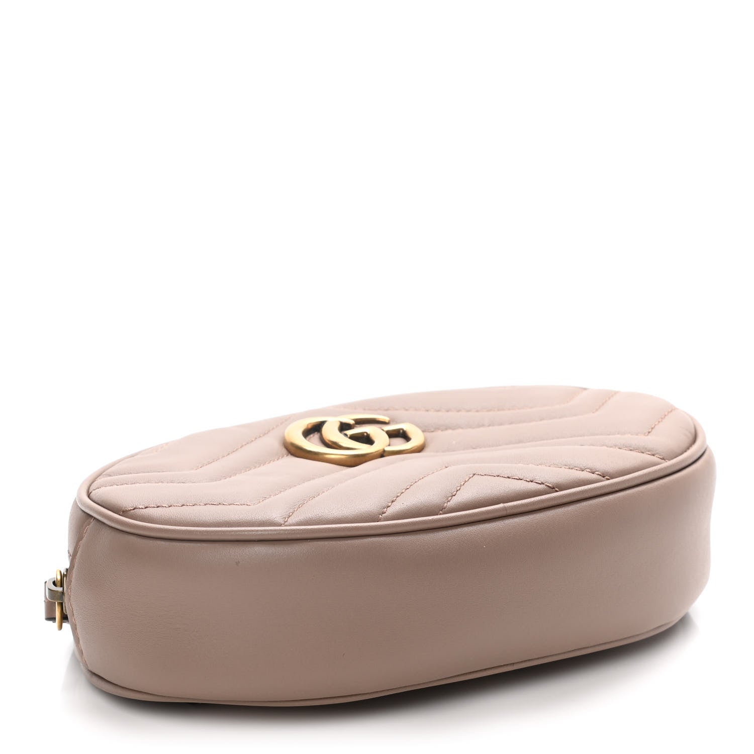 Gucci Calfskin Matelasse GG Marmont Belt Bag 85 34 Porcelain Rose 4 of 13