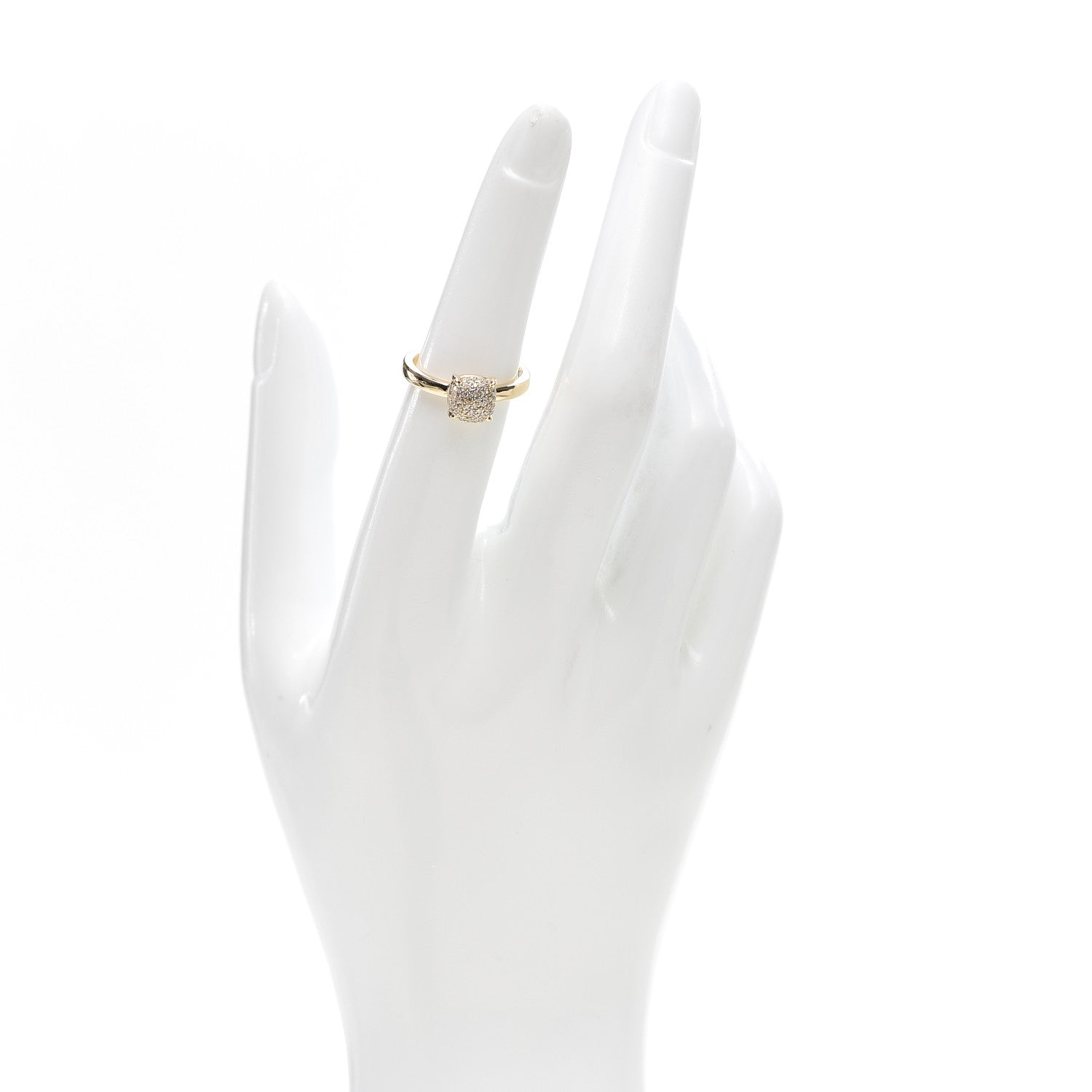 Tiffany 18K Yellow Gold Diamond 7mm Paloma Picasso Sugar Stacks Ring 2 of 6