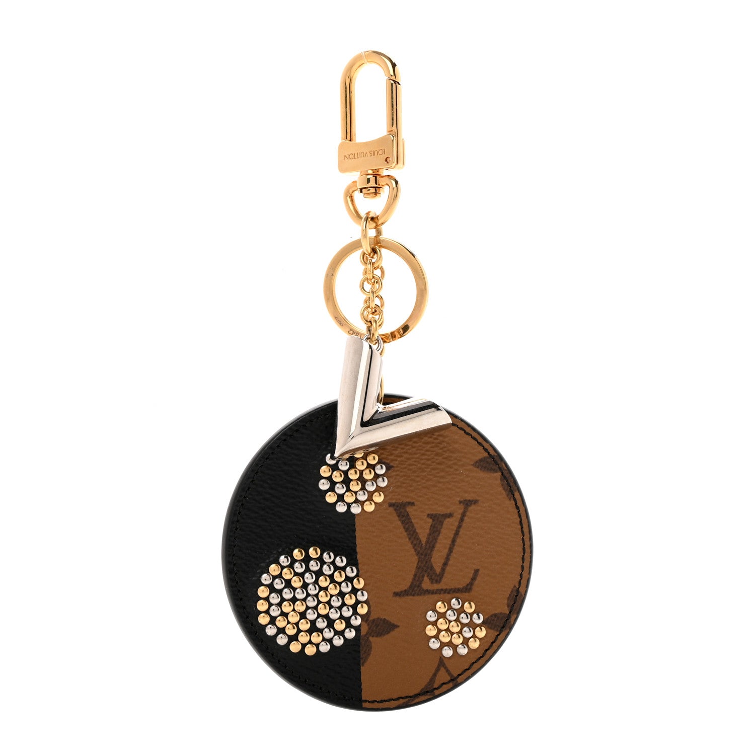 Louis Vuitton Reverse Monogram Night Lights Bag Charm Key Ring 1 of 4
