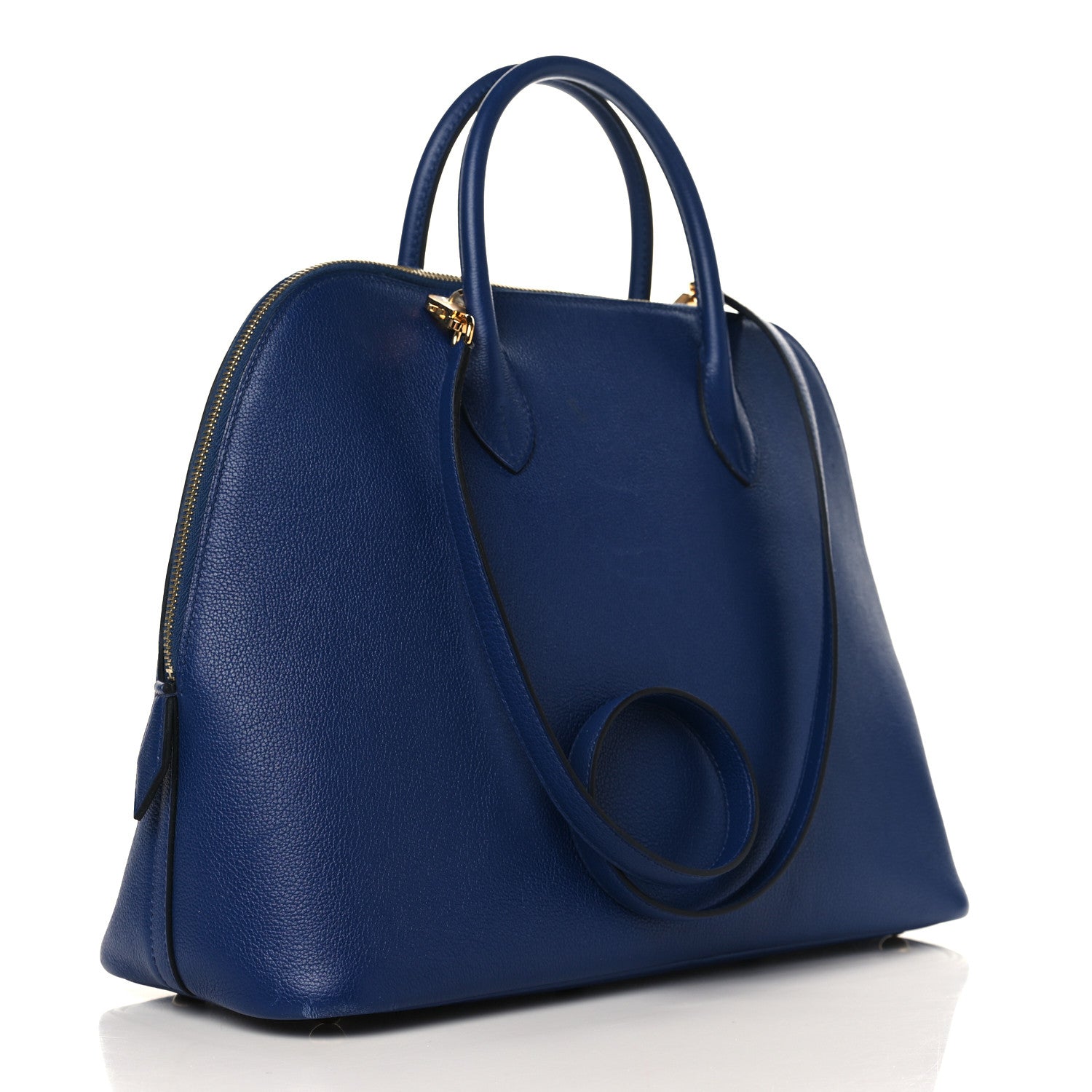 Hermes Taurillon Novillo 1923 Bolide 35 Bleu Saphir 2 of 10